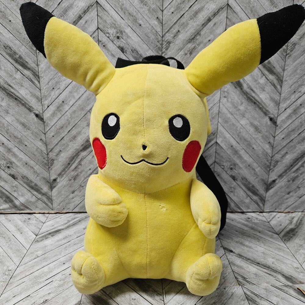 Pikachu Backpack Plush Pokemon Cosplay 15" 2015 - Picture 1 of 8